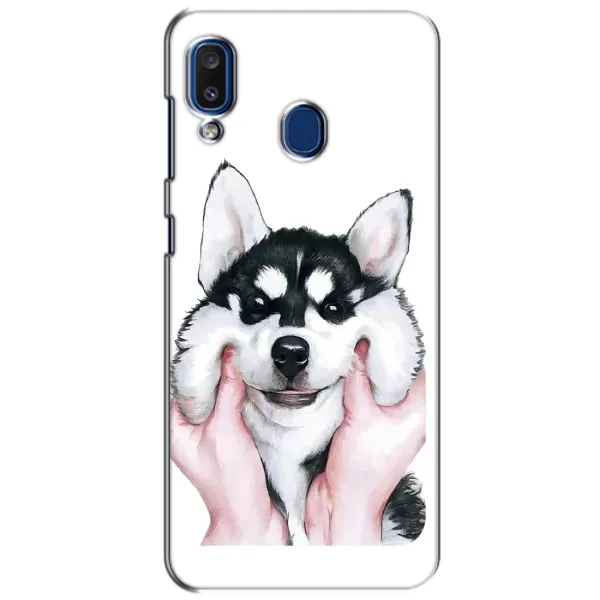 Чехол с рисунком «Собака Хаски» для Samsung Galaxy a20 2019 (A205F) Чехол с рисунком «Собака Хаски» для Samsung Galaxy a20 2019 (A205F)