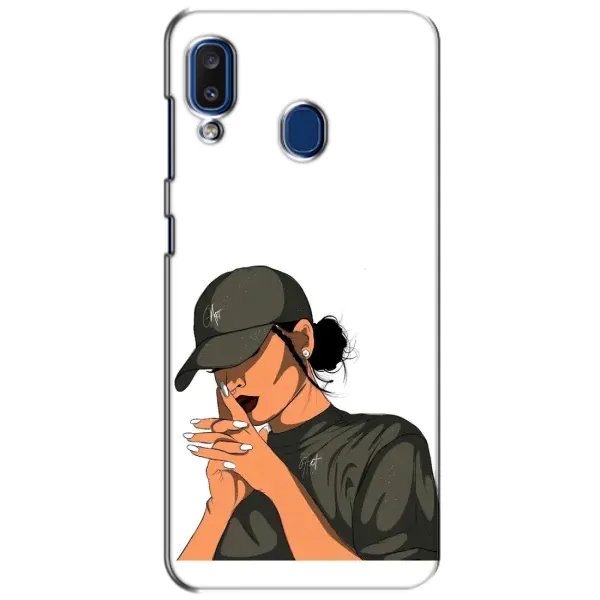 Чехол с рисунком «В зеленом» для Samsung Galaxy a20 2019 (A205F) Чехол с рисунком «В зеленом» для Samsung Galaxy a20 2019 (A205F)