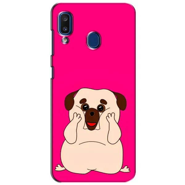 Чехол с рисунком «Веселый Мопсик» для Samsung Galaxy a20 2019 (A205F) Чехол с рисунком «Веселый Мопсик» для Samsung Galaxy a20 2019 (A205F)