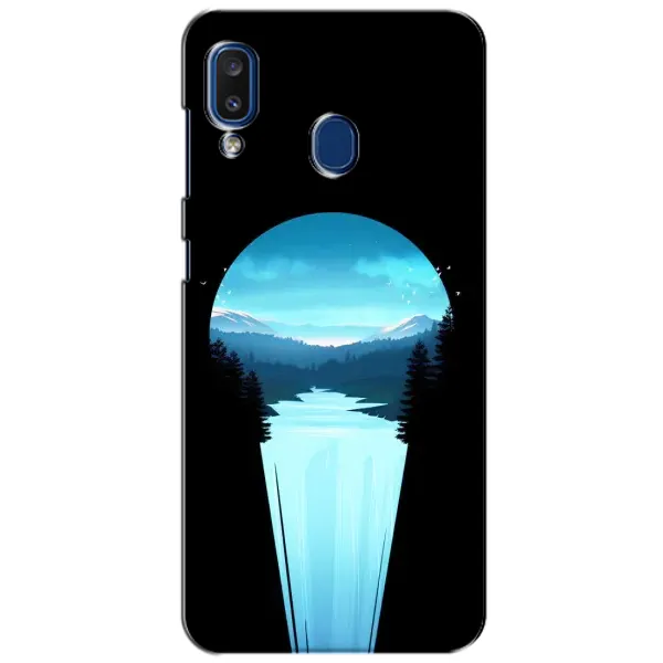 Чехол с рисунком «Синий Водопад» для Samsung Galaxy a20 2019 (A205F) Чехол с рисунком «Синий Водопад» для Samsung Galaxy a20 2019 (A205F)