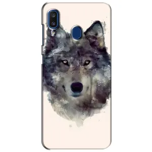 Чехол с Волком на Samsung Galaxy a20 2019 (A205F) (Волк)