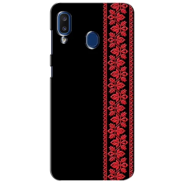 Чехол с рисунком «Вышиванка на черном» для Samsung Galaxy a20 2019 (A205F) Чехол с рисунком «Вышиванка на черном» для Samsung Galaxy a20 2019 (A205F)
