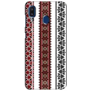Силіконовый Чохол на Samsung Galaxy a20 2019 (A205F) з картинкой Вишиванки (Вишиваночки)