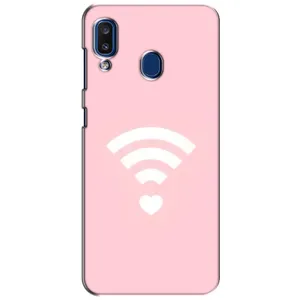 Силиконовые Чехлы Любимому человеку для Samsung Galaxy a20 2019 (A205F) (WiFi Love)