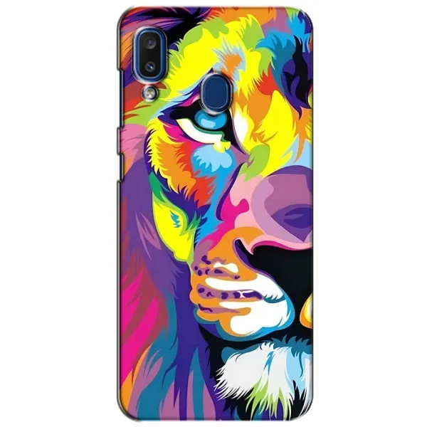 Чехол с рисунком «Яркий Лев» для Samsung Galaxy a20 2019 (A205F) Чехол с рисунком «Яркий Лев» для Samsung Galaxy a20 2019 (A205F)