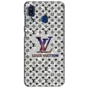 Чехол Стиль Louis Vuitton на Samsung Galaxy a20 2019 (A205F) (Яркий LV)