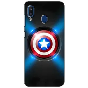Чохол с Щітом Капітана Америки на Samsung Galaxy a20 2019 (A205F) (Яскраий Щит Капітана)