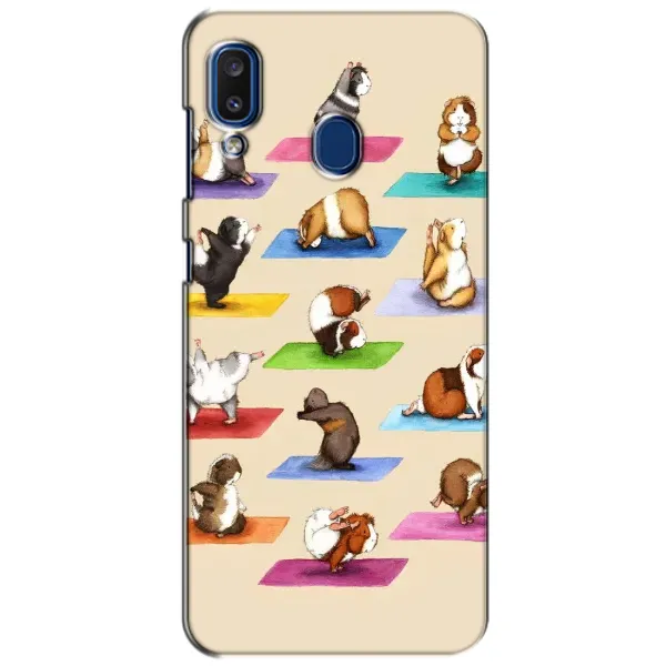 Чехол с рисунком «Ёга свинок» для Samsung Galaxy a20 2019 (A205F) Чехол с рисунком «Ёга свинок» для Samsung Galaxy a20 2019 (A205F)