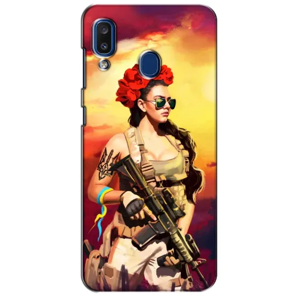 Чехол с рисунком «Женщина солдат» для Samsung Galaxy a20 2019 (A205F) Чехол с рисунком «Женщина солдат» для Samsung Galaxy a20 2019 (A205F)