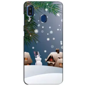 Чохли на Новий Рік Samsung Galaxy a20 2019 (A205F) (Зима)