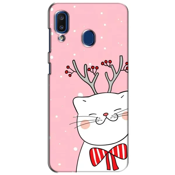 Чехол с рисунком «Зимний кот» для Samsung Galaxy a20 2019 (A205F) Чехол с рисунком «Зимний кот» для Samsung Galaxy a20 2019 (A205F)