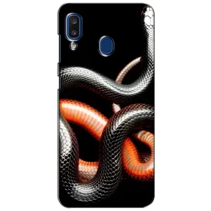 Чехлы с изображением разных животных для Samsung Galaxy a20 2019 (A205F) (Змея)
