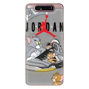 Силіконовый Чохол Nike Air Jordan на Самсунг Гелексі А80 (Air Jordan)