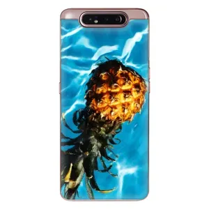 Чехол с изображением вкусной еды для Samsung Galaxy a80 2019 ( A805F ) (Ананас)