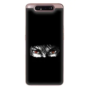 Силіконові чохлі з очіма Anime для Самсунг Гелексі А80 (Аніме очі)