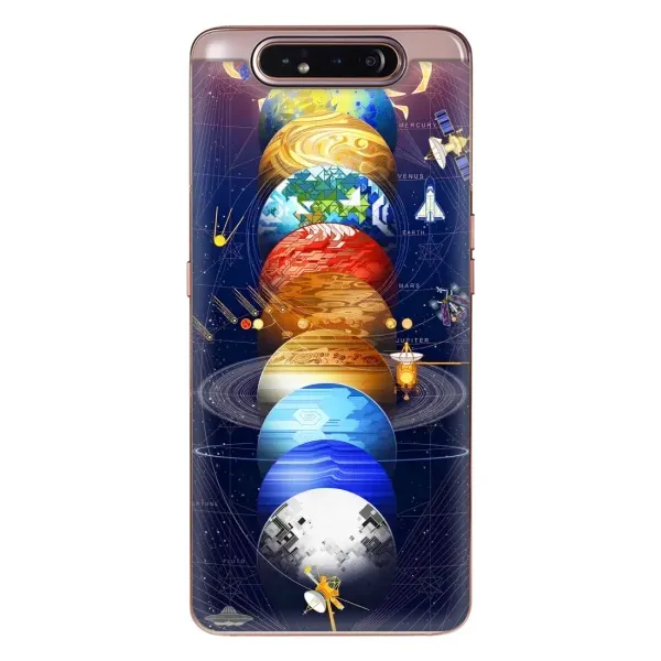 Чехол с рисунком «Арт планети» для Samsung Galaxy a80 2019 ( A805F ) Чехол с рисунком «Арт планети» для Samsung Galaxy a80 2019 ( A805F )