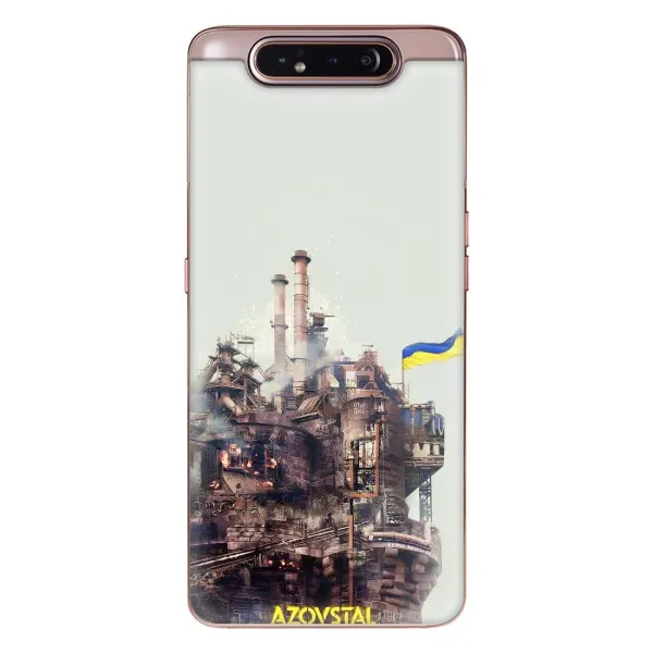 Чехол с рисунком «Азовсталь» для Samsung Galaxy a80 2019 ( A805F ) Чехол с рисунком «Азовсталь» для Samsung Galaxy a80 2019 ( A805F )