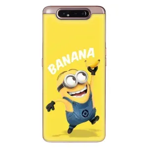 Мультяшний принт на Чохол для Самсунг Гелексі А80 (Banana)