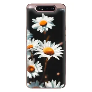 Чохол з ромашками на Samsung Galaxy a80 2019 ( A805F ) (Білі ромашки)