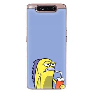 Бампер с принтом Мемы для Samsung Galaxy a80 2019 ( A805F ) (Безразличие)