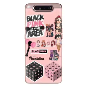 Чохли з картинкою для Samsung Galaxy a80 2019 ( A805F ) (BLACK PINK колаж)