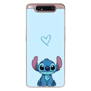 Чохол з малюнком Стіч для Samsung Galaxy a80 2019 ( A805F ) (Блакитний Стіч)