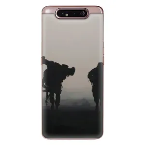 Чехлы на военную тематику для Samsung Galaxy a80 2019 ( A805F ) (Бой солдат)