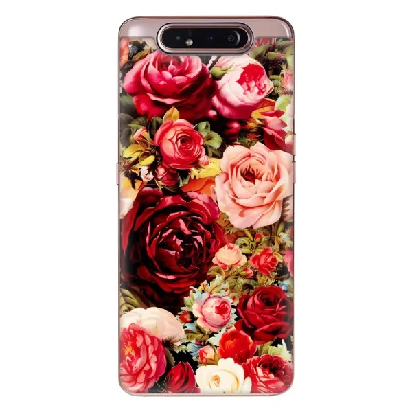Чехол с рисунком «Букет цветов» для Samsung Galaxy a80 2019 ( A805F ) Чехол с рисунком «Букет цветов» для Samsung Galaxy a80 2019 ( A805F )