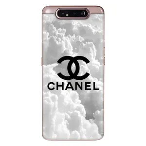 Чехол с Брендами одежды на Самсунг Гелекси А80 (CHANEL)
