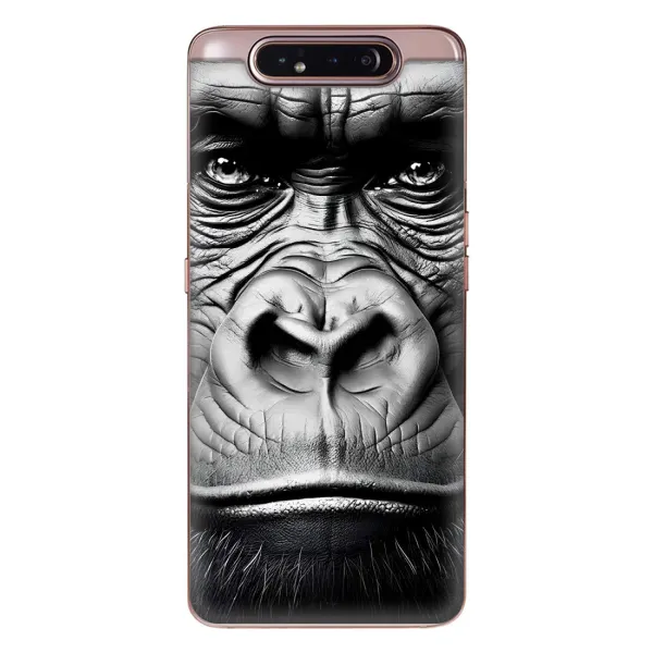 Чехол с рисунком «Черная обезьяна» для Samsung Galaxy a80 2019 ( A805F ) Чехол с рисунком «Черная обезьяна» для Samsung Galaxy a80 2019 ( A805F )