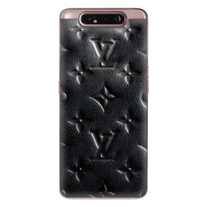 Текстурний Чохол Louis Vuitton для Самсунг Гелексі А80 (Чорний ЛВ)
