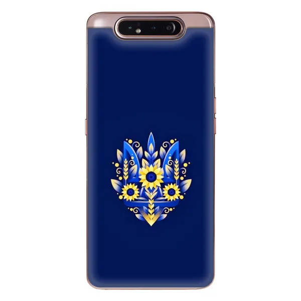 Чехол с рисунком «Цветущий Герб» для Samsung Galaxy a80 2019 ( A805F ) Чехол с рисунком «Цветущий Герб» для Samsung Galaxy a80 2019 ( A805F )