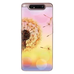 Силіконовий Чохол з кульбабками на Samsung Galaxy a80 2019 ( A805F ) (Квітка-кульбаба)