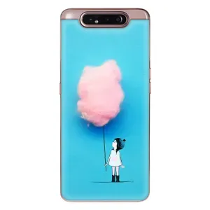 Дівчачий Чохол для Samsung Galaxy a80 2019 ( A805F ) (Дівчинка з хмаринкою)