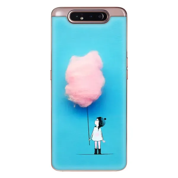 Чехол с рисунком «Девочка с тучкой» для Samsung Galaxy a80 2019 ( A805F ) Чехол с рисунком «Девочка с тучкой» для Samsung Galaxy a80 2019 ( A805F )