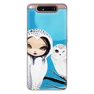 Чехлы с принтом СОВЫ для Samsung Galaxy a80 2019 ( A805F ) (Девочка Сова)