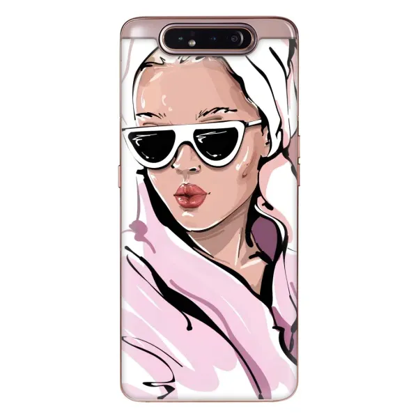 Чехол с рисунком «Девушка в халате» для Samsung Galaxy a80 2019 ( A805F ) Чехол с рисунком «Девушка в халате» для Samsung Galaxy a80 2019 ( A805F )