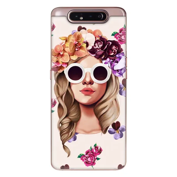 Чехол с рисунком «Девушка в очках» для Samsung Galaxy a80 2019 ( A805F ) Чехол с рисунком «Девушка в очках» для Samsung Galaxy a80 2019 ( A805F )
