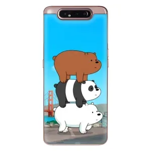 Чехлы с Пандами на Samsung Galaxy a80 2019 ( A805F ) (Друзья)