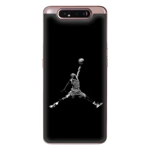 Силіконовый Чохол Nike Air Jordan на Самсунг Гелексі А80 (Джордан)