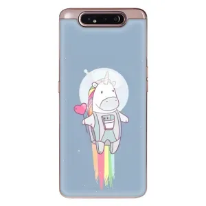 Чехол Unicorn на Samsung Galaxy a80 2019 ( A805F ) (Единорог космонавт)