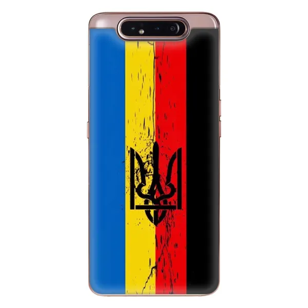 Чехол с рисунком «Флаг УПА» для Samsung Galaxy a80 2019 ( A805F ) Чехол с рисунком «Флаг УПА» для Samsung Galaxy a80 2019 ( A805F )