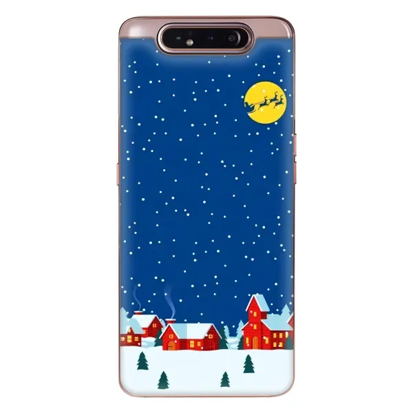 Чехол с рисунком «Город в снегу» для Samsung Galaxy a80 2019 ( A805F ) Чехол с рисунком «Город в снегу» для Samsung Galaxy a80 2019 ( A805F )