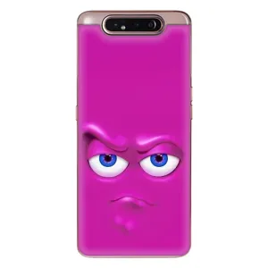 Силиконовые Чехлы (смешные стикеры) для Samsung Galaxy a80 2019 ( A805F ) (Хитрая мордочка)