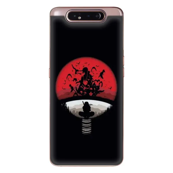 Чехол с рисунком «Итачи на черном» для Samsung Galaxy a80 2019 ( A805F )