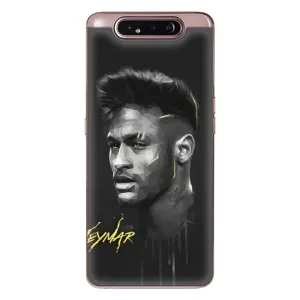 Силиконовый Чехол Samsung Galaxy a80 2019 ( A805F ) (Junior Neymar)