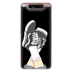 Чехол с Прикольным принтом на Samsung Galaxy a80 2019 ( A805F ) (Кеды)