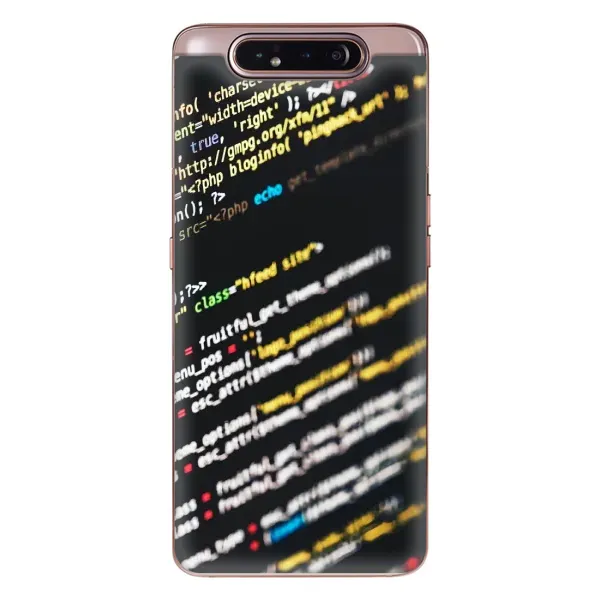 Чехол с рисунком «Код» для Samsung Galaxy a80 2019 ( A805F ) Чехол с рисунком «Код» для Samsung Galaxy a80 2019 ( A805F )