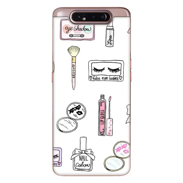 Чехол с рисунком «Косметика» для Samsung Galaxy a80 2019 ( A805F ) Чехол с рисунком «Косметика» для Samsung Galaxy a80 2019 ( A805F )