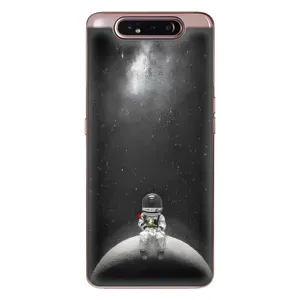 Силіконовый Чохол з принтом "Космонавти" на Samsung Galaxy a80 2019 ( A805F ) (Космонавт романтик)
